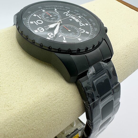 Invicta Specialty Chronograph Black Dial Black Ion-plated Men's Watch Tachymeter - Picture 3 of 9